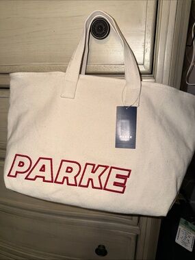 NWT SOLD OUT Parke x Target Large Canvas Tote Bag